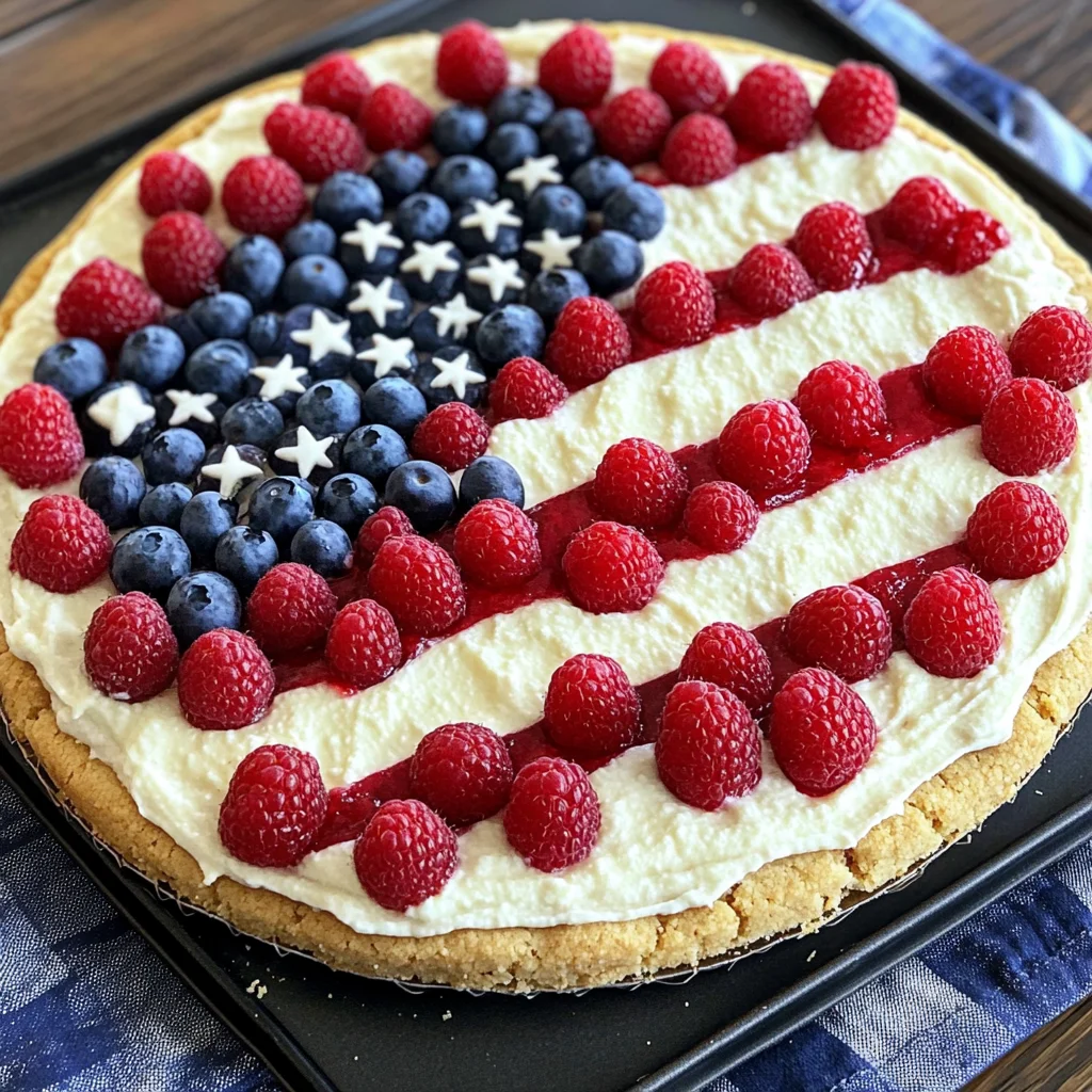 American Flag Fruit Pizza