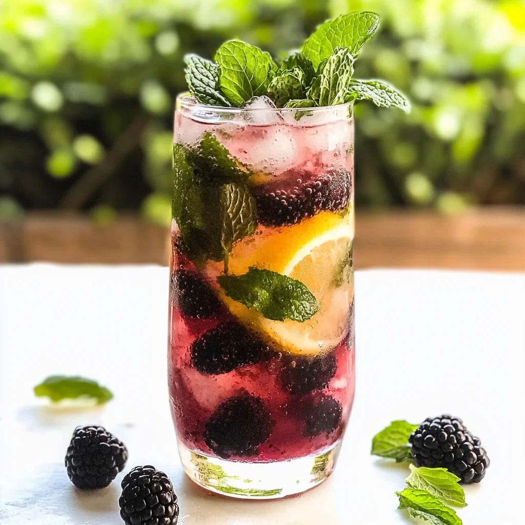 Blackberry Mojitos