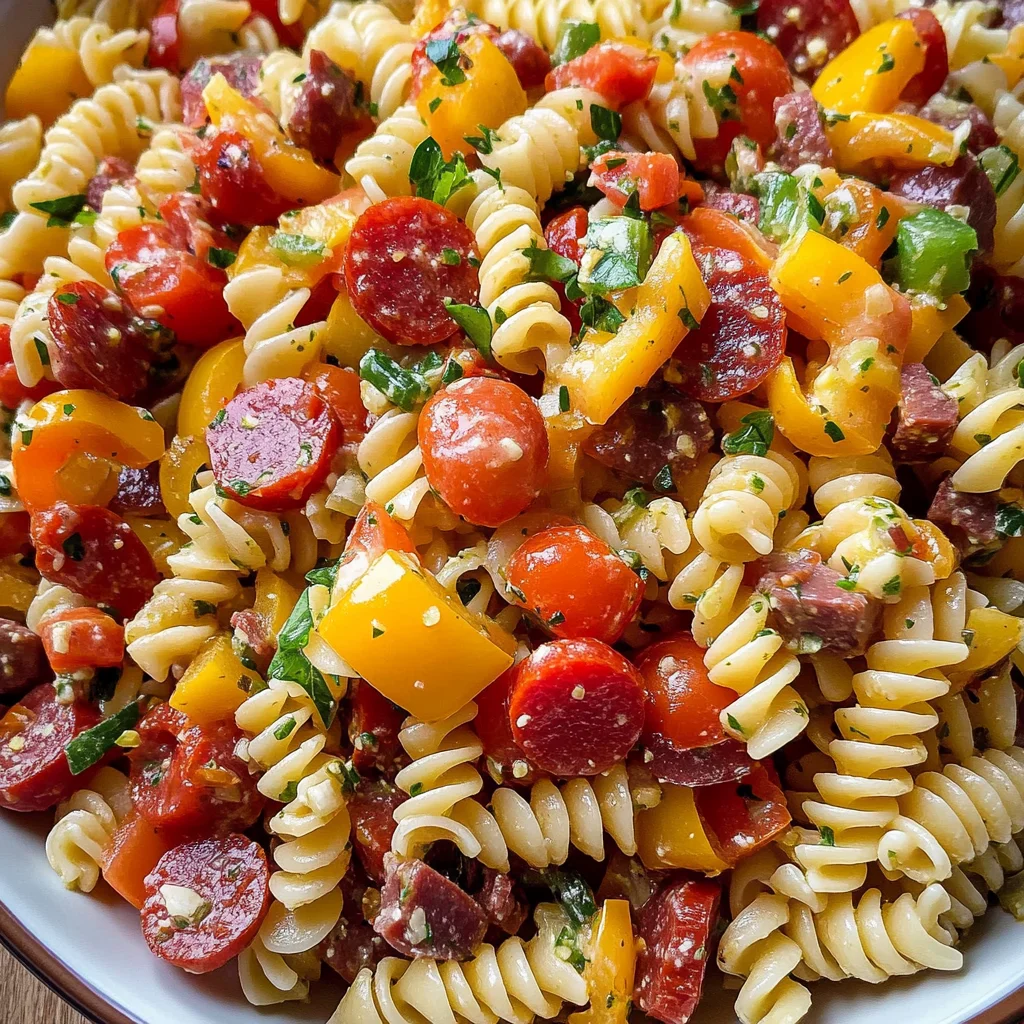 Cowboy Caviar Pasta Salad