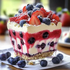 No Bake Summer Berry Delight