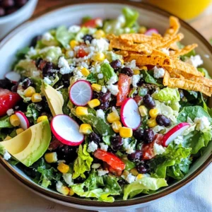 Southwestern Salad with Southwestern Vinaigrette Dressing