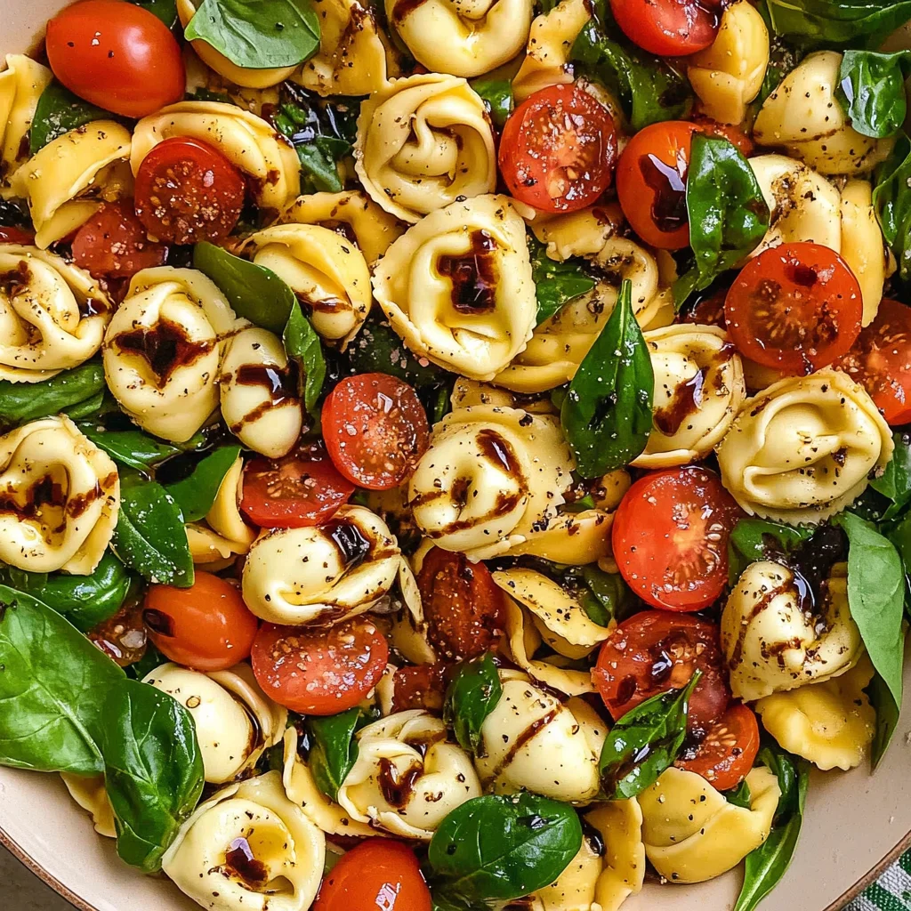 Tortellini Caprese Salad